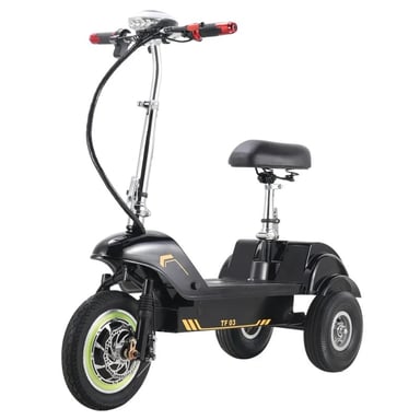 Trottinette électrique TWOFISH TF03 avec selle amovible, tricycle 350 W, batterie 48 V 15 Ah