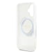 Carcasa Guess para iPhone 16 6.1'' carcasa rígida transparente IML Flowers Wreath MagSafe