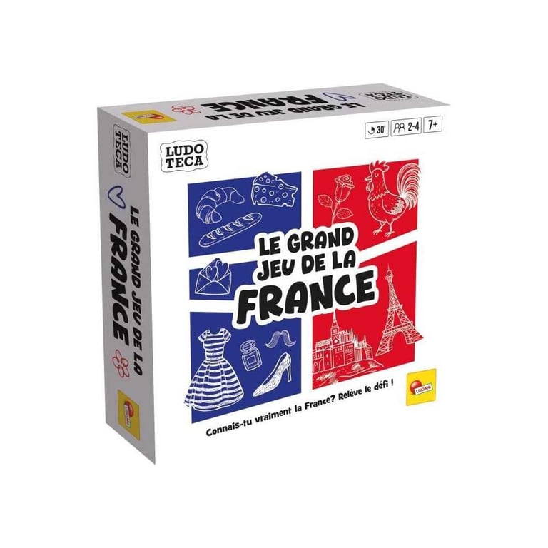Liscianigiochi Le Grand Jeu de la France - LUDOTECA - Jeu de plateau - Dès 6 ans