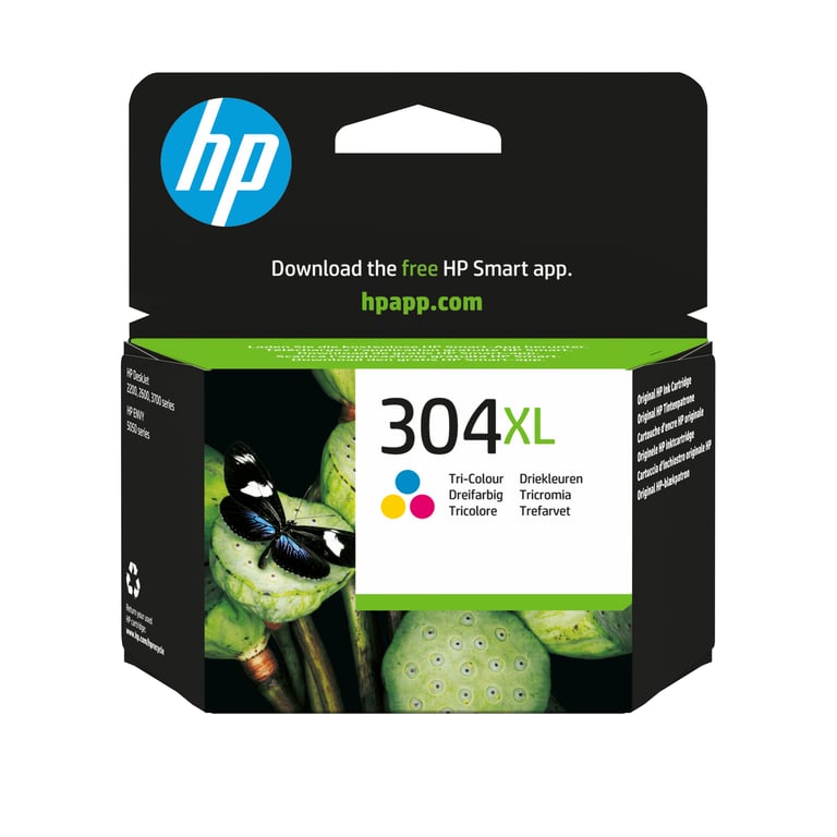 HP Tintendruckkopf HP 304XL cyan/gelb/magenta