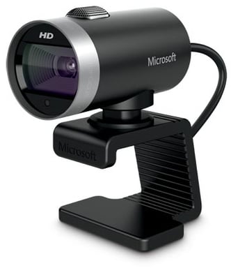 Microsoft LifeCam Cinema webcam 1 MP 1280 x 720 píxeles USB 2.0 Negro