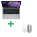 MacBook Pro Core i5 (2017) 13,3', 2.3 Ghz 256 Go 8 Go Intel Iris Plus Graphics 640, Gris Sidéral - AZERTY - Magic mouse 1 Bianco