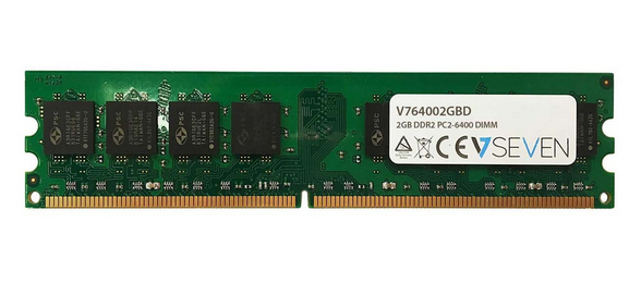 V7 V764002GBD módulo de memoria 2 GB 1 x 2 GB DDR2