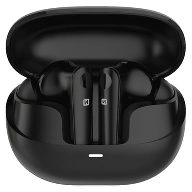 Swissten Auriculares TWS à Reducción de ruido + 35h de duración de la batería Negro