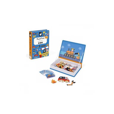 Jeu Magnétique Éducatif - MagnetiBook Bolides pour Enfants