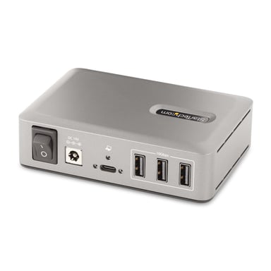 StarTech.com Hub Concentrador USB-C de 10 Puertos - 8x USB-A/2x USB-C - con Fuente de 65W - USB 3.1 10Gbps - Ladrón USB Tipo C con Certificación USB-I