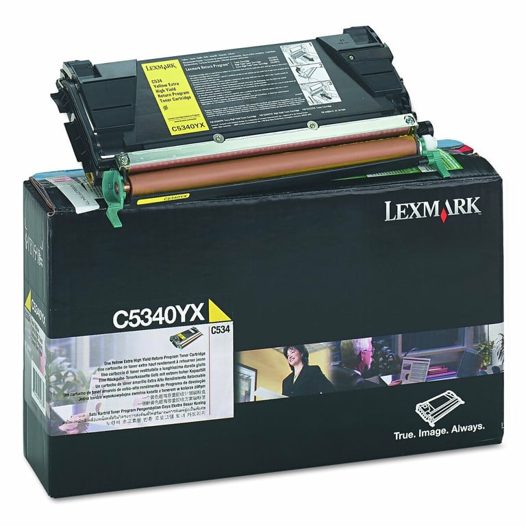 Lexmark Cartouche de toner à rendement extrêmement élevé 1 x jaune 7000 pages LCCP LRP Neuf - vue 2