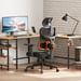 NEWTRAL Chaise Standard NT001 avec soutien lombaire adaptatif, chaise ergonomique, accoudoirs et appuie-tête réglables, base en nylon
