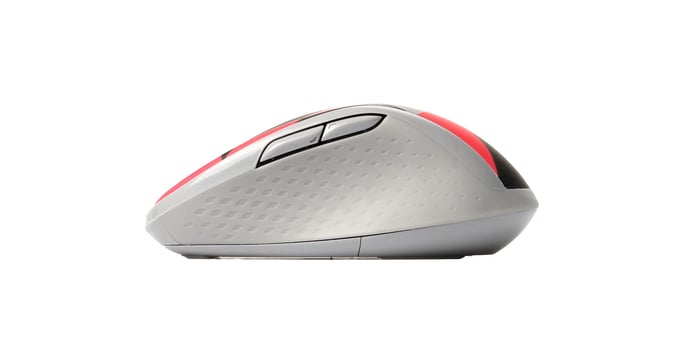 Rapoo M500 Mouse silenzioso Bluetooth destro + USB Type-A Ottico 1600 DPI