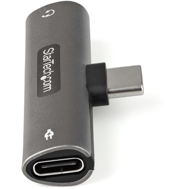 StarTech.com Adaptateur USB C Audio & Chargeur Convertisseur Prise Audio Mini Jack Aux TRRS 3.5mm CasqueÉcouteurs USB Type C Power Delivery Pass Through SmartphoneTablette Neuf - vue 3