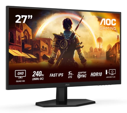 AOC G4 Q27G42ZE écran plat de PC 68,6 cm (27'') 2560 x 1440 pixels Quad HD LCD Noir, Rouge
