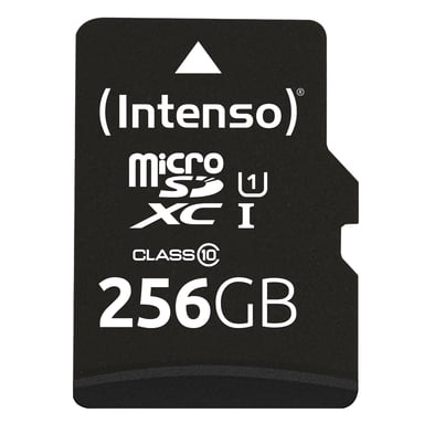 Intenso microSD 256GB UHS-I Perf CL10| Performance Clase 10