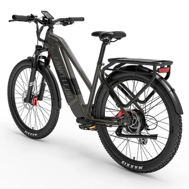VéLo Électrique LANKELEISI MX600PRO | Vitesse Max 40 km/h | Autonomie 150 km | Moteur 500W | Batterie 48V 20Ah | Pneus 27.5 Pouces | Noir Gris