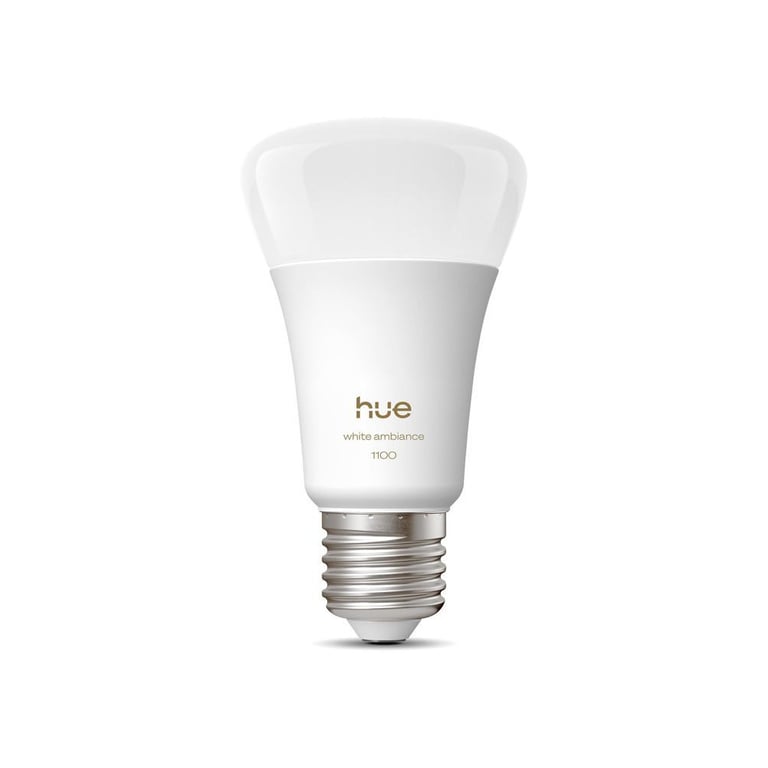 Ampoule connectée Philips Hue Hue White ambiance A60 E27 1100 lm 8,1W Dimmable Blanc - Neuf