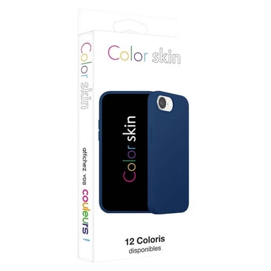 Custodia antiurto Premium per iPhone 16e Collezione Color Skin in TPU