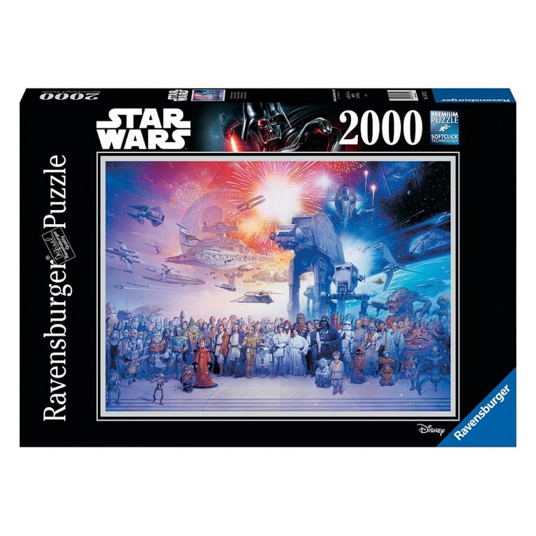 Puzzle 2000 Pièces Star Wars - Plongez dans l'Univers Galactique - Neuf