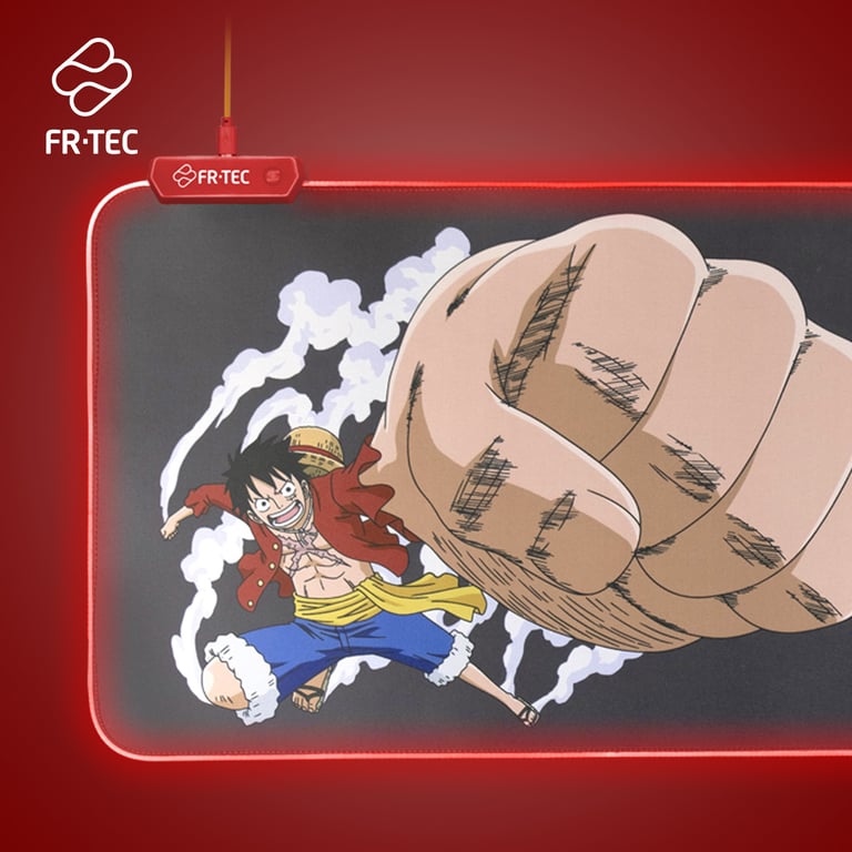 FR TEC One Piece Luffy Tapis de Lumière LED sur les Bords Base en Caoutchouc Antidérapante Neuf - vue 3