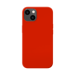 Coque antichoc en gel de silicone doux pour Apple iPhone 14, Rouge Ardent