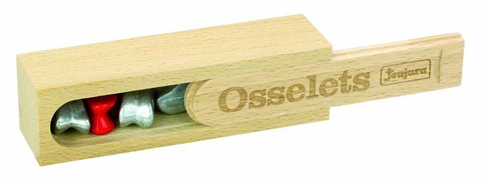 Coffret en Bois avec Osselets Jeu Traditionnel pour Enfants Neuf - vue 2