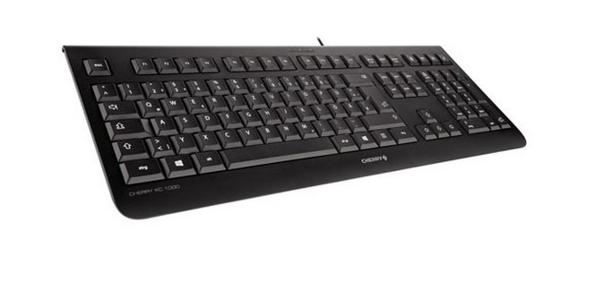 CHERRY KC 1000 clavier Bureau USB QWERTY Espagnole Noir - Neuf