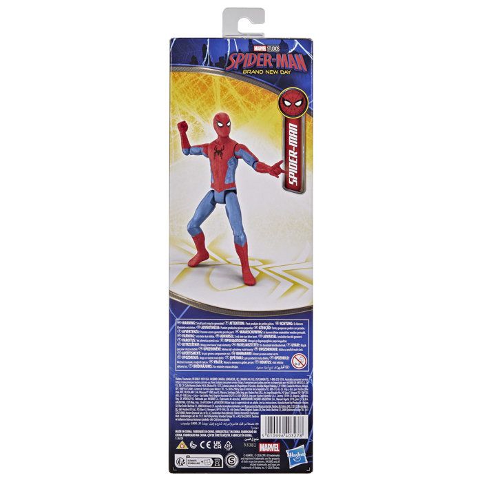 Figurine SpiderMan de 29 cm Titan Series jouets de super héros pour enfants Marvel Spider Man: Brand New Day dès - vue 4