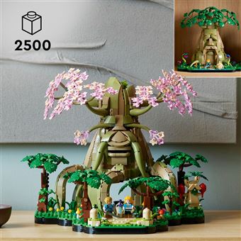 LEGO The Legend of Zelda 77092 Great Deku Tree 2-in-1 Albero di Deku con 4 minifigure Modello da costruire e esporre Verde