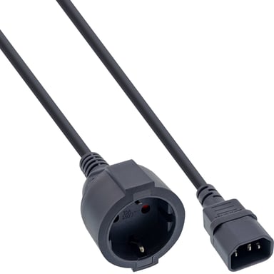 InLine 16659A câble électrique Noir 1 m