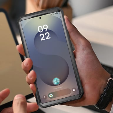 Supcase Carcasa para Samsung Galaxy S25 Ultra Caballete antichoque Negro