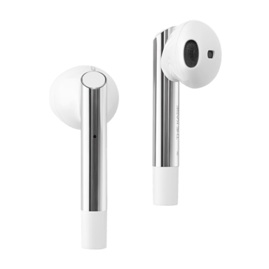 Écouteurs sans fil Sonik Ultra On-Ear avec boîtier de chargement, Argent Titanium