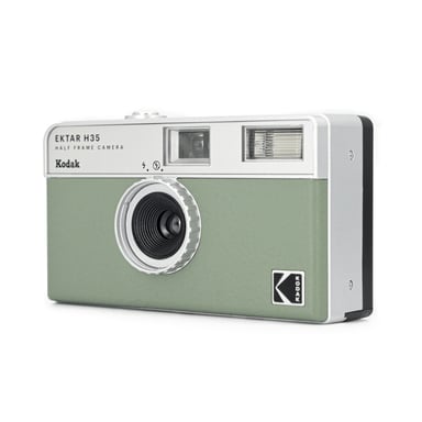Appareil photo argentique demi format Kodak EKTA H35 35mm Noir Sauge Réutilisable