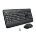 Logitech 920-008676 teclado Ratón incluido Universal RF inalámbrico AZERTY Francés Negro, Blanco
