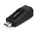 StarTech.com Adattatore di rete da USB 3.0 a RJ45 Gigabit Ethernet - 10/100/1000Mbps - Nero