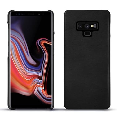 Coque cuir Samsung Galaxy Note9 -  - Noir - Cuir lisse premium