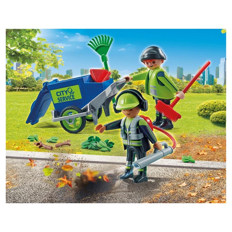 Agents entretien voirie avec équipement - vue 4