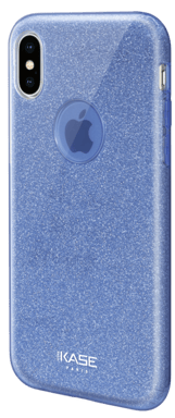 Guscio sottile glitterato per Apple iPhone X/XS, blu