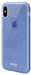 Carcasa fina de purpurina para Apple iPhone X/XS, Azul
