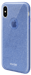 Guscio sottile glitterato per Apple iPhone X/XS, blu