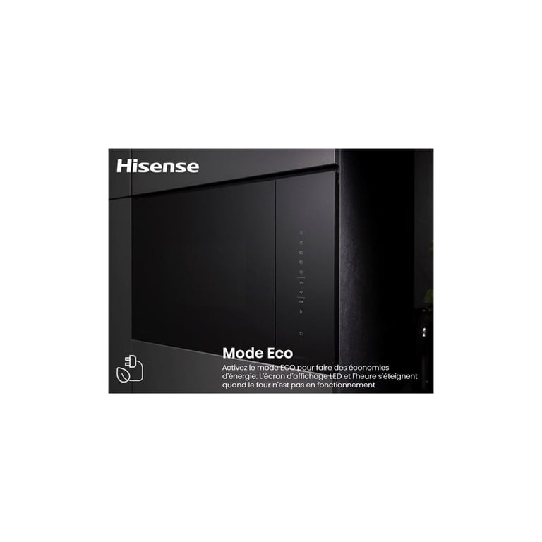 Micro-Ondes Grill Encastrable Hisense BIM325GI63DBG – 25L 900W - vue 4