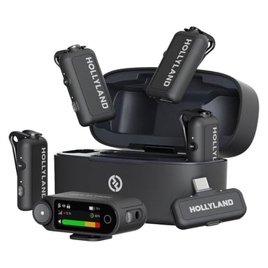 HOLLYLAND LARK MAX 2 Combo 4-Person Version Wireless Microphone - Neuf