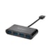 Kensington Hub USB 3.0 de cuatro puertos UH4000: negro
