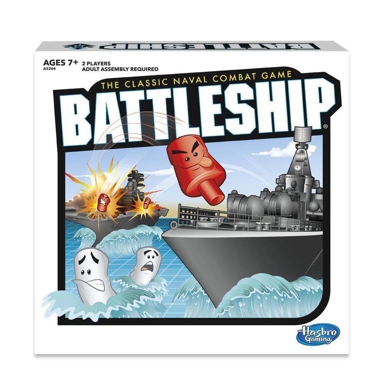 HASBRO  Battleship the classic naval combat game Gioco da tavolo Strategia - Neuf