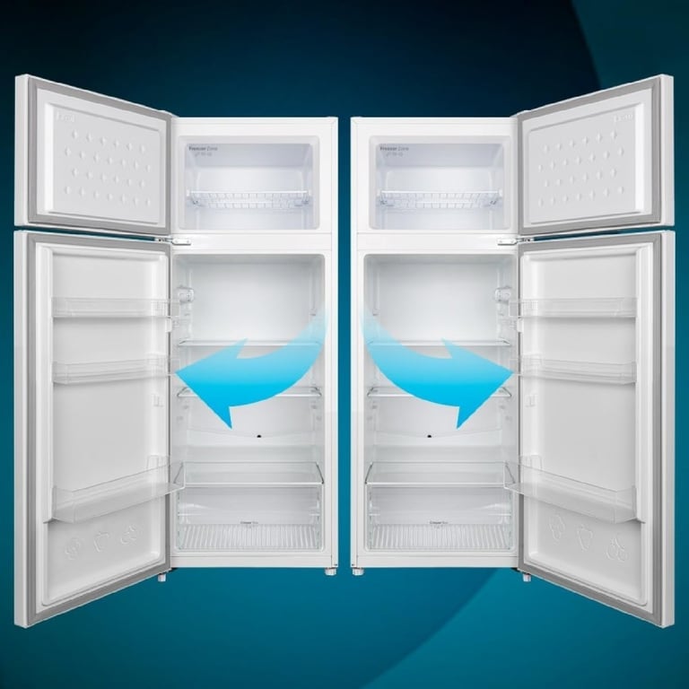Réfrigérateur Combiné Cecotec Bolero CoolMarket Combi 262 – 262 L, Classe E, Éclairage LED - vue 3