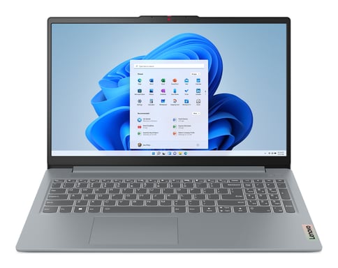 Lenovo IdeaPad Slim 3 15AMN8 AMD Ryzen™ 5 7520U Ordinateur portable 39,6 cm (15.6'') Full HD 16 Go LPDDR5-SDRAM 512 Go SSD Wi-Fi 6 (802.11ax) Windows 11 Home Italien Gris