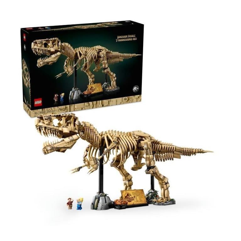 LEGO Jurassic World 76968 Les Fossiles de Dinosaures : le Tyrannosaurus Rex Pour Adulte - vue 10