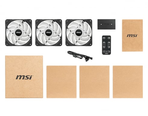 MSI Max F12A-3H - 3 x Ventiladores ARGB + Controlador