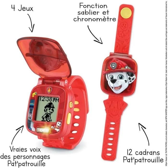 Montre Interactive Pat' Patrouille de Marcus - Amusement et Apprentissage - Neuf