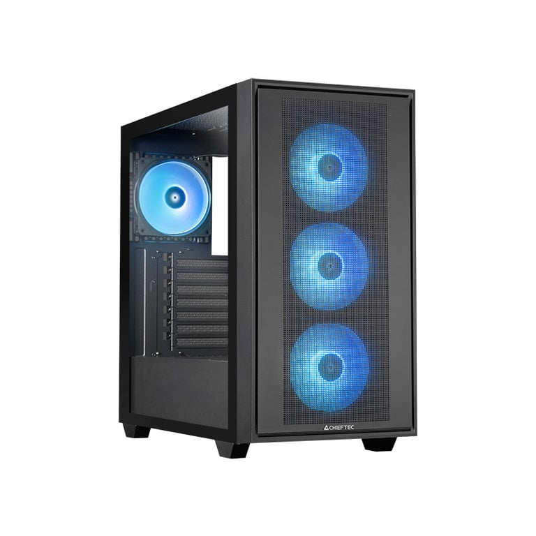 Chieftec Boitier Moyen Tour ATX Hunter 3 RGB avec panneau vitré Neuf