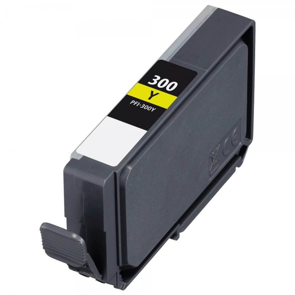 Cartouche compatible Canon PFI300 jaune Remplace 4196C001PFI300Y Neuf - vue 2