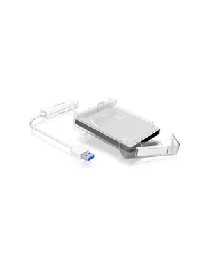 ICY BOX IB-AC703-U3 Boîtier disque dur/SSD Blanc 2.5''