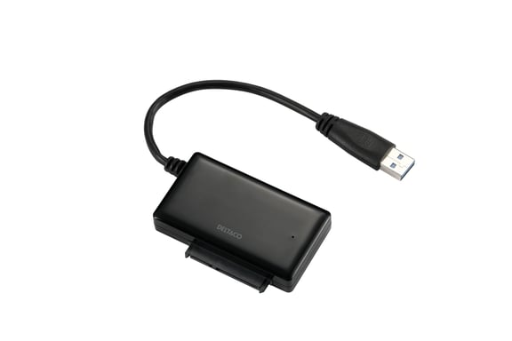 Deltaco USB3-SATA6G3 scheda di interfaccia e adattatore (DELTACO USB3-SATA6G3 - lagringskontrol)